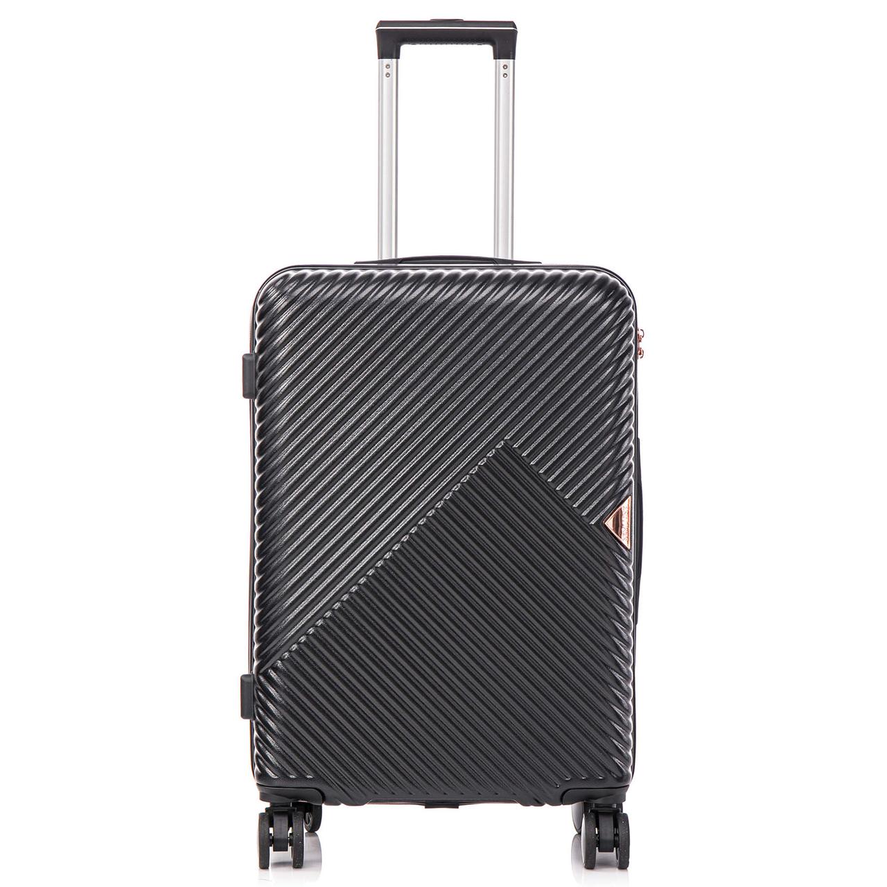 Валіза дорожня 67 л Semi Line 24" (M) Black Чемодан туристичний, фото 1