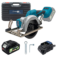 Потужна акумуляторна дискова пила PROFI-TEC PCA1220 POWERLine : з АКБ 20V 4.0 Ah+ЗП, диск 125 мм (007070) EHA