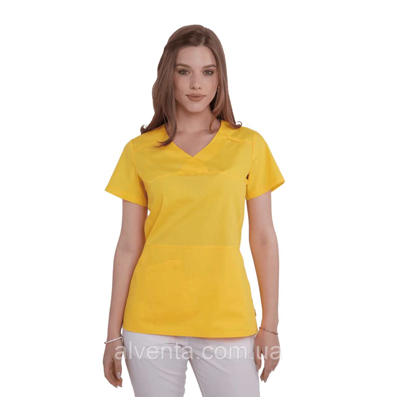 Медична куртка Селеста Жовтий (легка тканина)