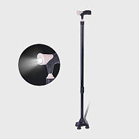 Al Палиця YK-60 палиця чотириопорна телескопічна з ліхтариком