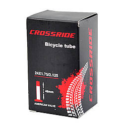 Камера Crossride 24 x 1.75/2.125 AV 48 мм