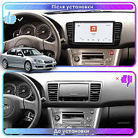 Al Штатна магнітола Android для Subaru Legacy IV Рестайлінг 2006-2009 екран 9" 4/64 QLED CarPlay 4G Wi-Fi GPS 360 Prime
