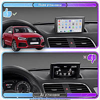 Al Штатна магнітола Android для Audi RS Q3 I (8U) Рестайлінг 2015-2018 екран 9" 4/64 QLED CarPlay 4G Wi-Fi GPS 360 Prime
