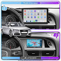 Al Штатна магнітола Android для Audi A4 IV (B8) 2007-2012 екран 9" 4/64 QLED CarPlay 4G Wi-Fi GPS 360 Prime
