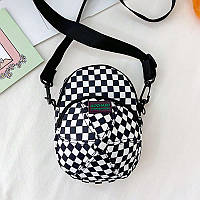 Al Дитяча сумка TD-637/1 через плече на два відділення з ремінцем Black