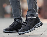 Мужские Кроссовки Nike Stussy x Air Zoom Spiridon Cage 2 "Black/Cool Grey" Вьетнам, фото 8