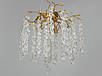 Сучасна кришталева люстра "Гліцинія" 603-450GD, фото 2