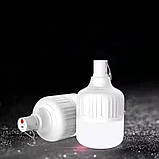 Підвісна лампа акумуляторна кемпінгова 50w на гачку 5V LED USB, фото 6