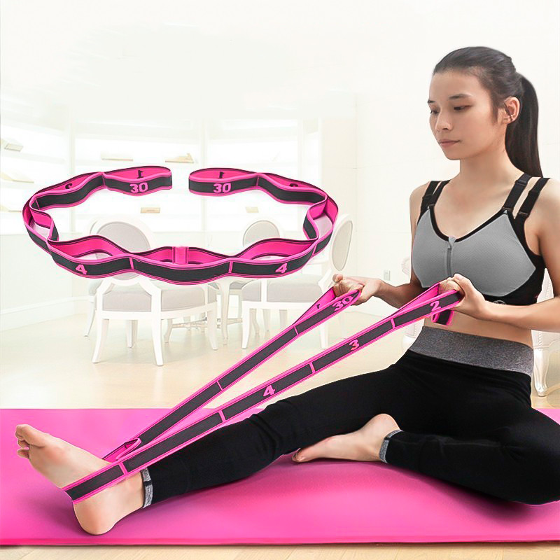 Al Еспандер love yoga стрічка для розтягування гумка для фітнесу для реабілітації гомілковостопного суглоба, фото 1