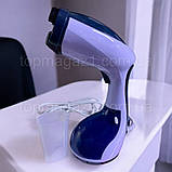 Компактний відпарювач Rainberg 3000 Вт, відпарювач для всіх типів тканини 320 мл з потужним парогенератором, фото 3