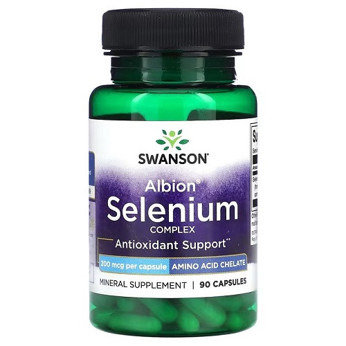 Селен Swanson Albion Selenium Complex 200 mcg (90 капсул.)
