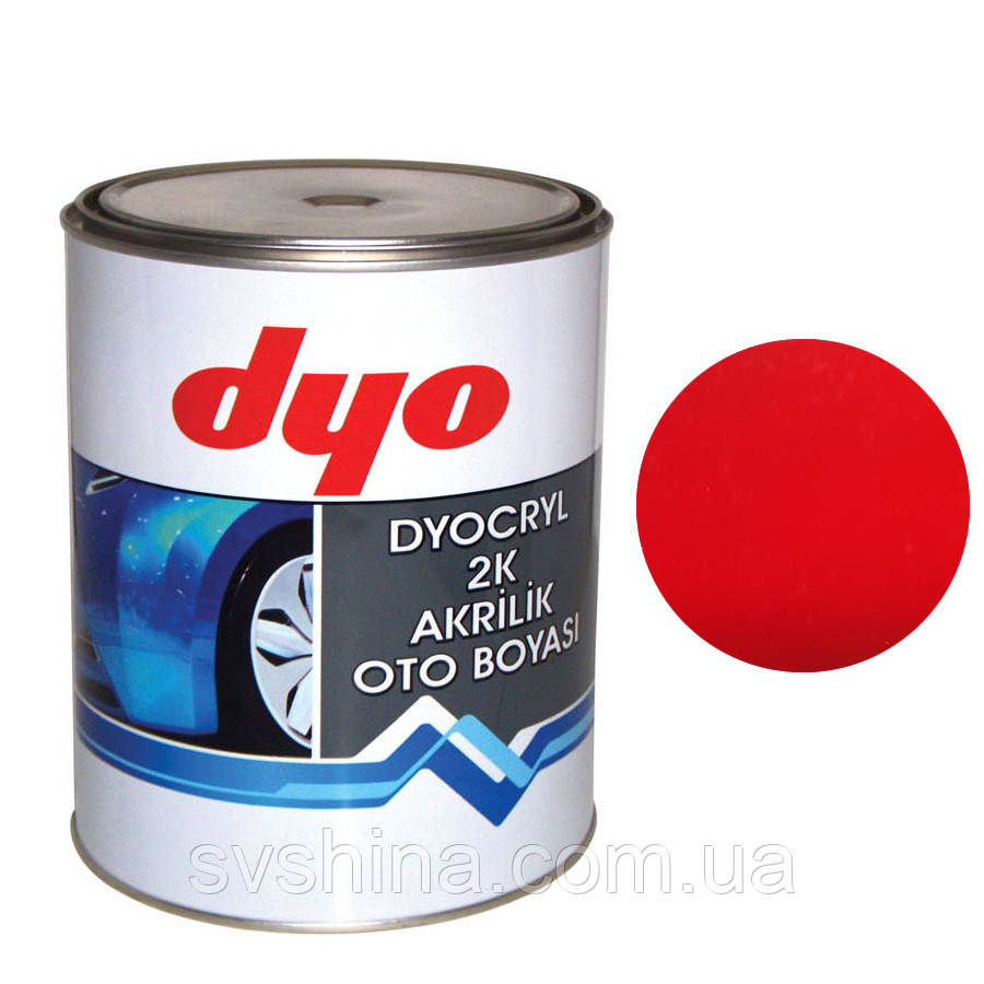 Фарба акрилова Dyo Ford XSC-2251 Яскраво червоний 1l