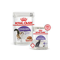 Вологий корм для дорослих стерилізованих котів ROYAL CANIN STERILISED IN GRAVY 0.085 кг