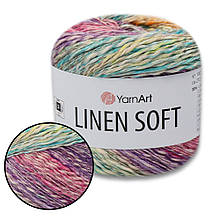 YarnArt Linen soft, весняний No7401, пряжа льон, віскоза, бавовна