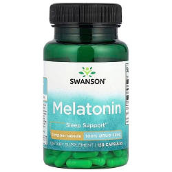 Мелатонін Swanson Melatonin 3 mg (120 капсул.)