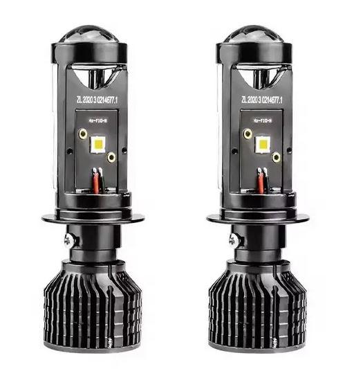 Світлодіодні автомобільні лампи H4 Y10 Pro LED з лінзою, фото 1