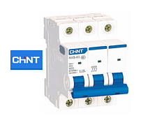 Автоматичний вимикач 3P 10A Chint NXB-63 6kA C