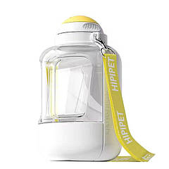 Пляшка для собак AMEIFU 1 л, поїлка з контейнером для їжі 300 мл, портативна в дорогу для вигулу