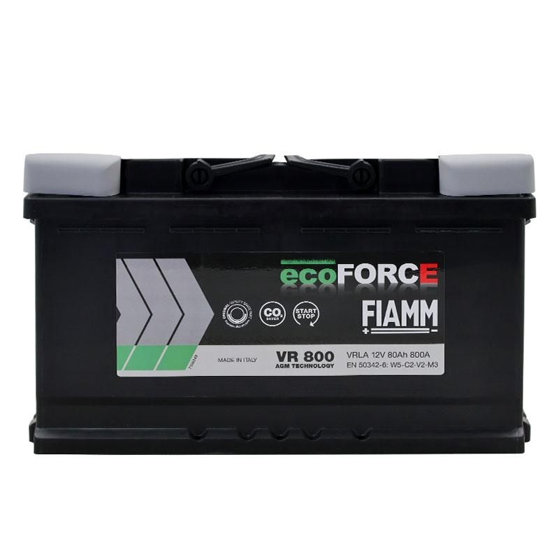 Автомобільний акумулятор FIAMM Ecoforce AGM 80Аh 800А R+ (VR800) (L4)