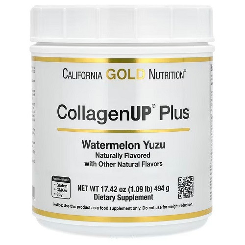 Для суглобів і зв'язок California Gold Nutrition CollagenUP Plus (494 грам.), фото 1
