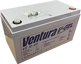 Гелева акумуляторна батарея 12В 65А/год аккумулятор Ventura VG 12-65