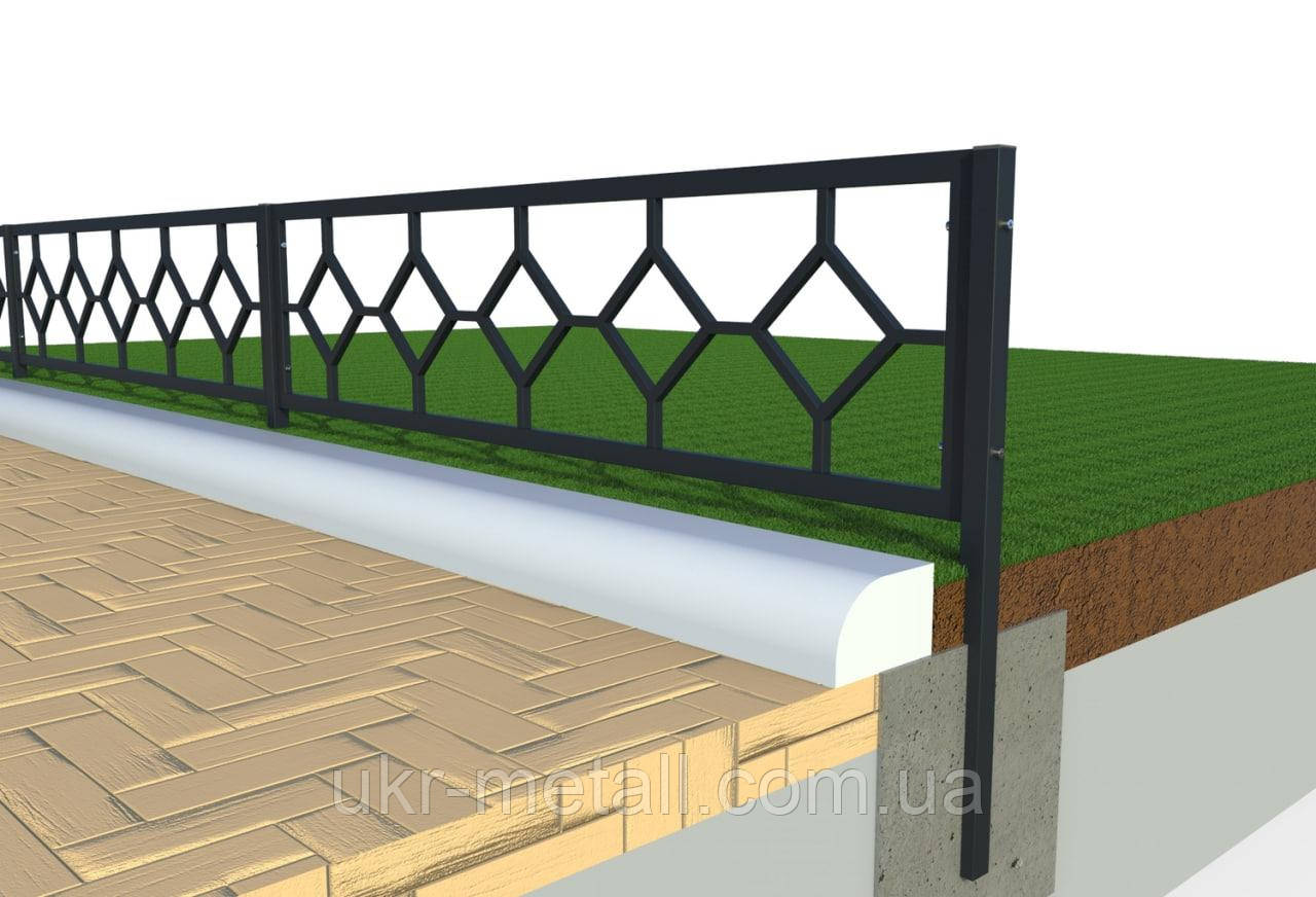Газонна огорожа під замовлення, фото 1