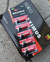 Батарейки Maximus 23A 12v Alkaline батарейки А 23 алкалайн 5 шт. на блістері