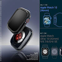 Захисний чохол Caseology Capella для Apple Watch 46 mm Series 11/10, ACS08612, Clear Black, фото 9