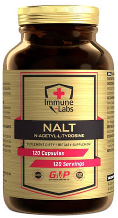 Тирозин Immune Labs NALT 350 mg 120 капсул, фото 1