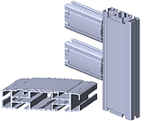 Полиця для взуття ЛДСП (світло-сірий) для вбиральні модульної Premio GS -800х450, фото 3