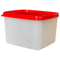 Бокс для морозильної камери 1,2 л Alaska червоний
