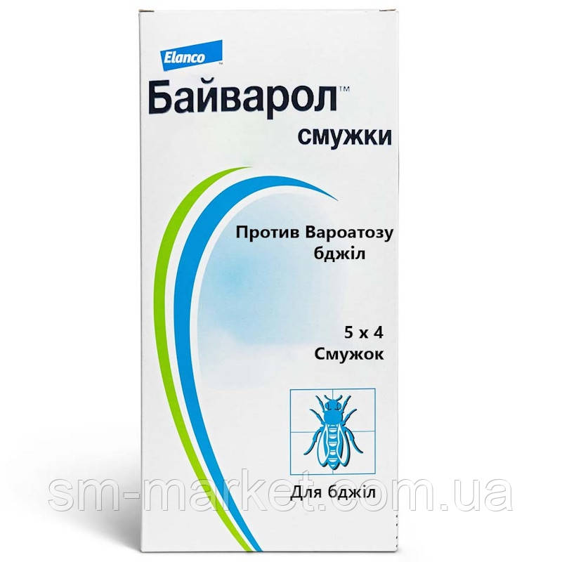Байварол 4 смужки для лікування та профілактики вароатозу бджіл