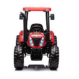 Трактор електромобіль дитячий (2 мотори 200W, акумулятор 24V10AH, пульт 2,4G, EVA) Bambi M 4643EBLR-3(24V) Червоний, фото 3