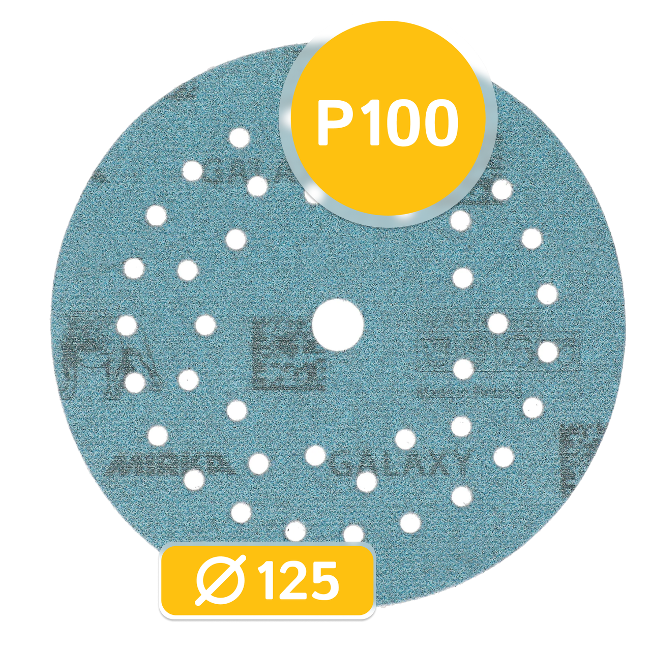 Шліфувальний круг Mirka Galaxy P100 Ø125 мм - фото 1 - id-p1645288641