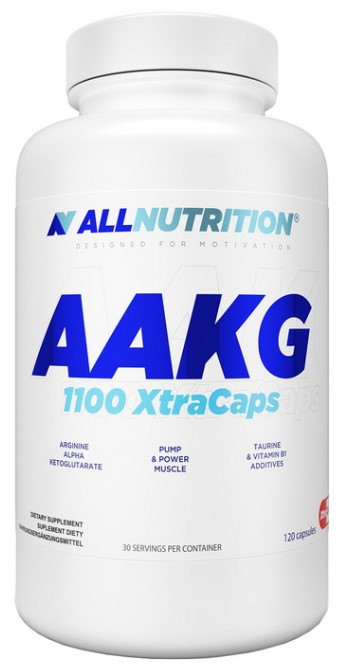 Аргінін AAKG All Nutrition AAKG 1100 120 капсул