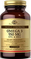 Омега-3 Solgar Omega 3 950 mg EPA DHA 50 капсул