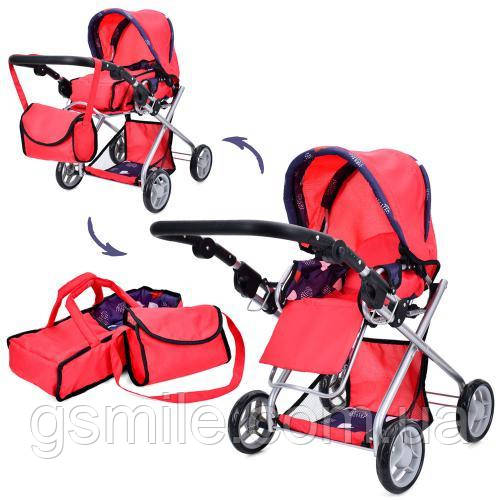 Коляска для ляльок Melogo  9379/029 (розмір 69-42,5-70,5см, складана конструкція, ручка, що регулюється)