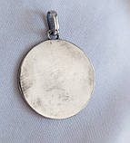 Молвинець із Вовком у Сварожому колі слов`янський оберіг з срібла 925 проби, фото 2