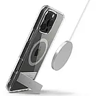 Чохол Caseology Capella Mag Kickstand Clear Gray для iPhone 16 Pro ACS08185, фото 7