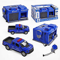 Гараж поліція CLM-556 з музикою, рацією та інерційною машинкою
