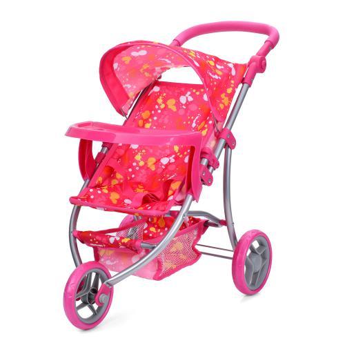 Коляска для ляльок Melogo 9377 B-T (розмір 63-35-57см, складана конструкція, регульована ручка)