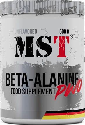 Бета-аланін MST Nutrition Beta -Alanine Raw 500 g /100 servings/ Unflavored, фото 1