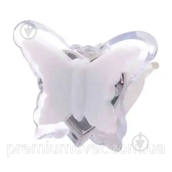 Світильник нічний з вимик."Метелик" LED 0,3W 20Lm Duffy білий (085-001-0005-011), фото 1