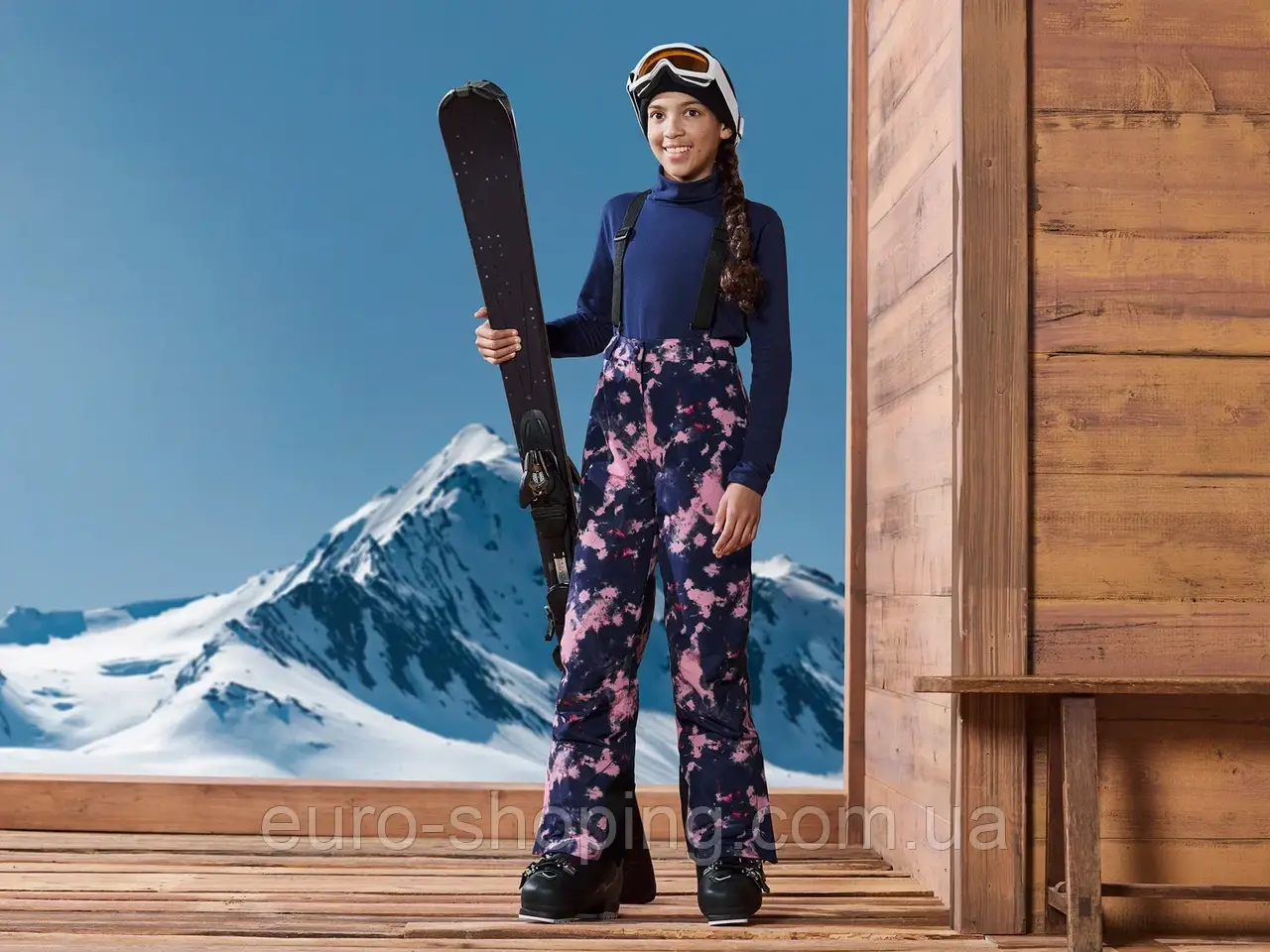 Лижні термо штани для дівчинки. Німеччина, фото 1