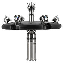 Плаваючий фонтан-аератор Aqua Nova ANQP-60CL6 з 6-ма кольоровими світильниками