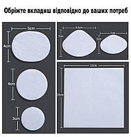 Чорні вставки квадратні обрізні 15см: ремонт та реставрація взуття. Універсальні вкладки для ремонту взуття, фото 7