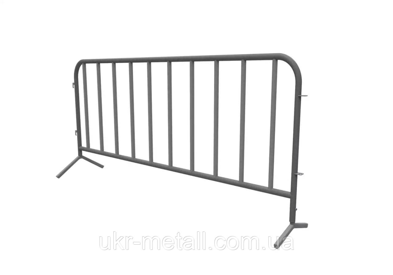 Мобільна огорожа металева, фото 1