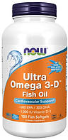 Омега 3 Ультра NOW Foods Ultra Omega 3-D 180 гел капс