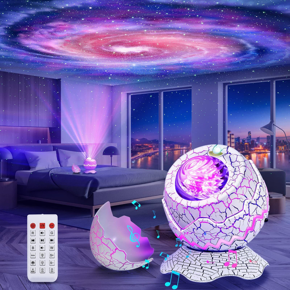 Світлодіодний проєктор у формі ЯйЦа, зоряного неба, Bluetooth dinosaur egg AND LY-664