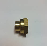 Муфта 1/2в х 1/4в латунная